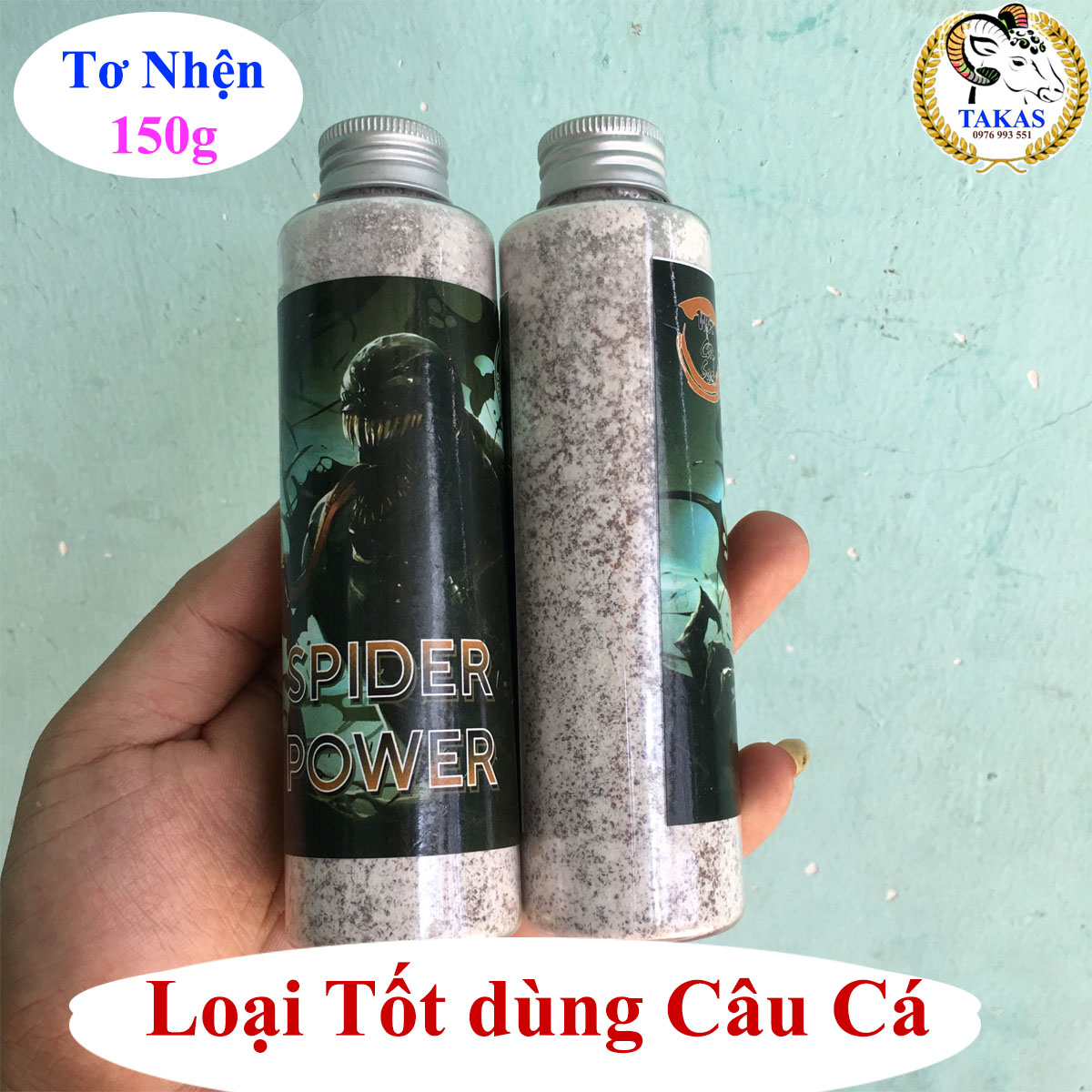 Mồi câu cá - bột tơ nhện - mồi vuốt