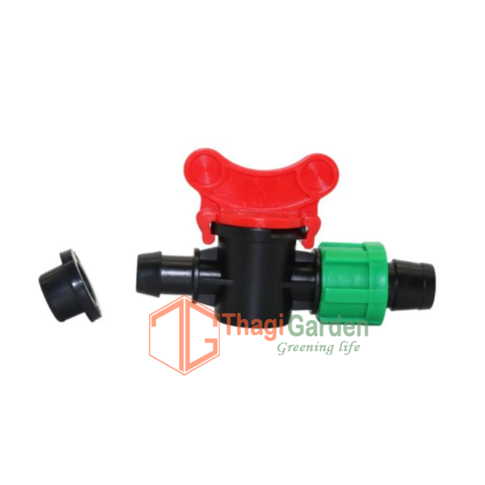 Bộ 10 Van khóa khởi thủy nối vào ống nhỏ giọt phi 16mm bao gồm ron