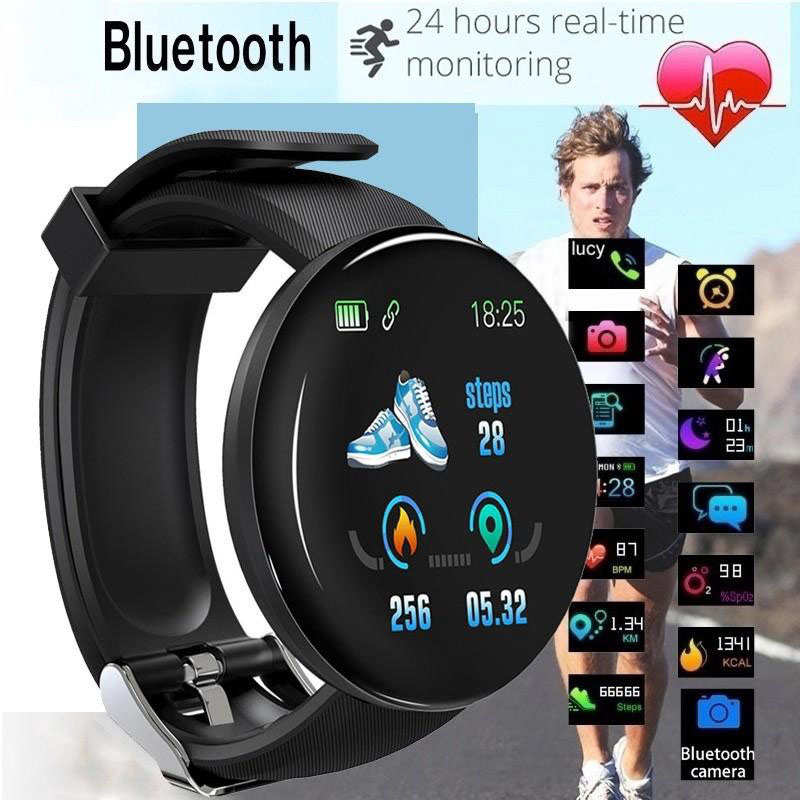 D18 Waterproof Round Smart Watch