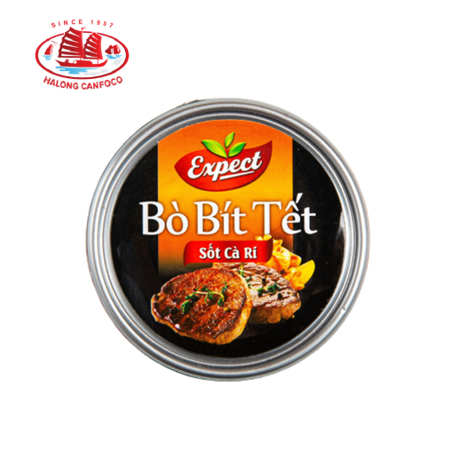 COMBO 3 Bò bít tết sốt cà ri 150g - Đồ Hộp Hạ Long