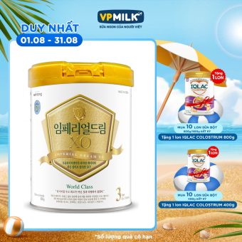 Sữa Bột Namyang XO 3 GT 800g Cho Trẻ 6-12 Tháng Khỏe Mạnh, Phát Triển Toàn Diện