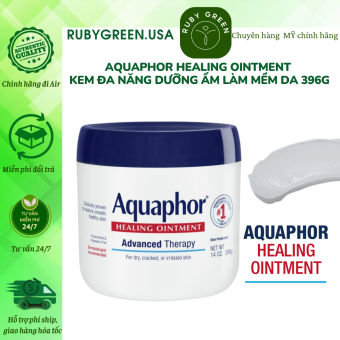 Kem dưỡng Aquaphor Healing Ointment Advanced Therapy 369g giúp dưỡng ẩm, trên da, dưỡng môi