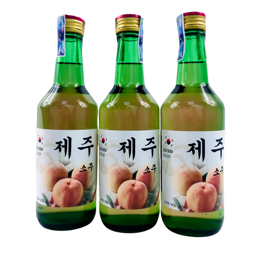 [HCM] [Freeship] 1 Chai Nước Ép trái cây JEJU Sochu Vị Đào/ Peach (360ML/Chai) - Uống Đẹp Da