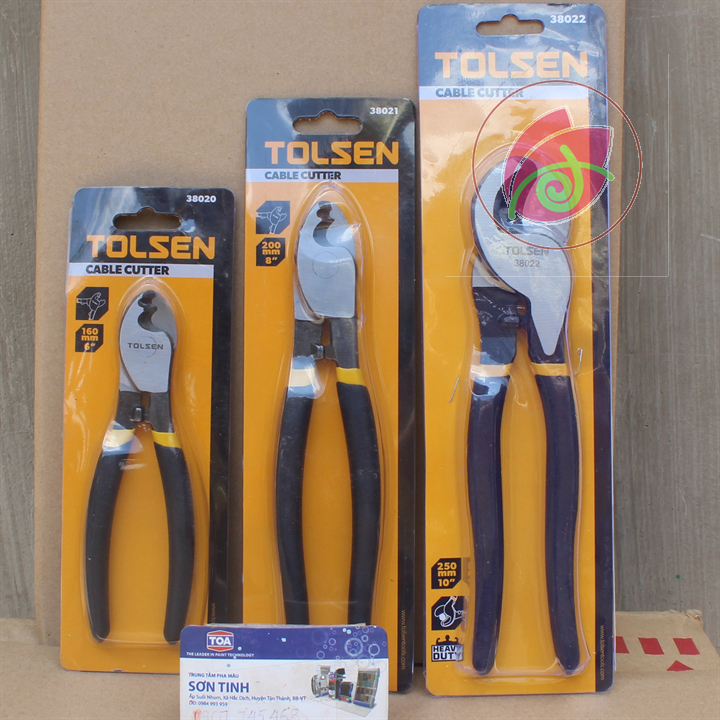 Kìm cắt cáp điện 6in 8in 10in 18in tolsen 38020 38021 38022 38101