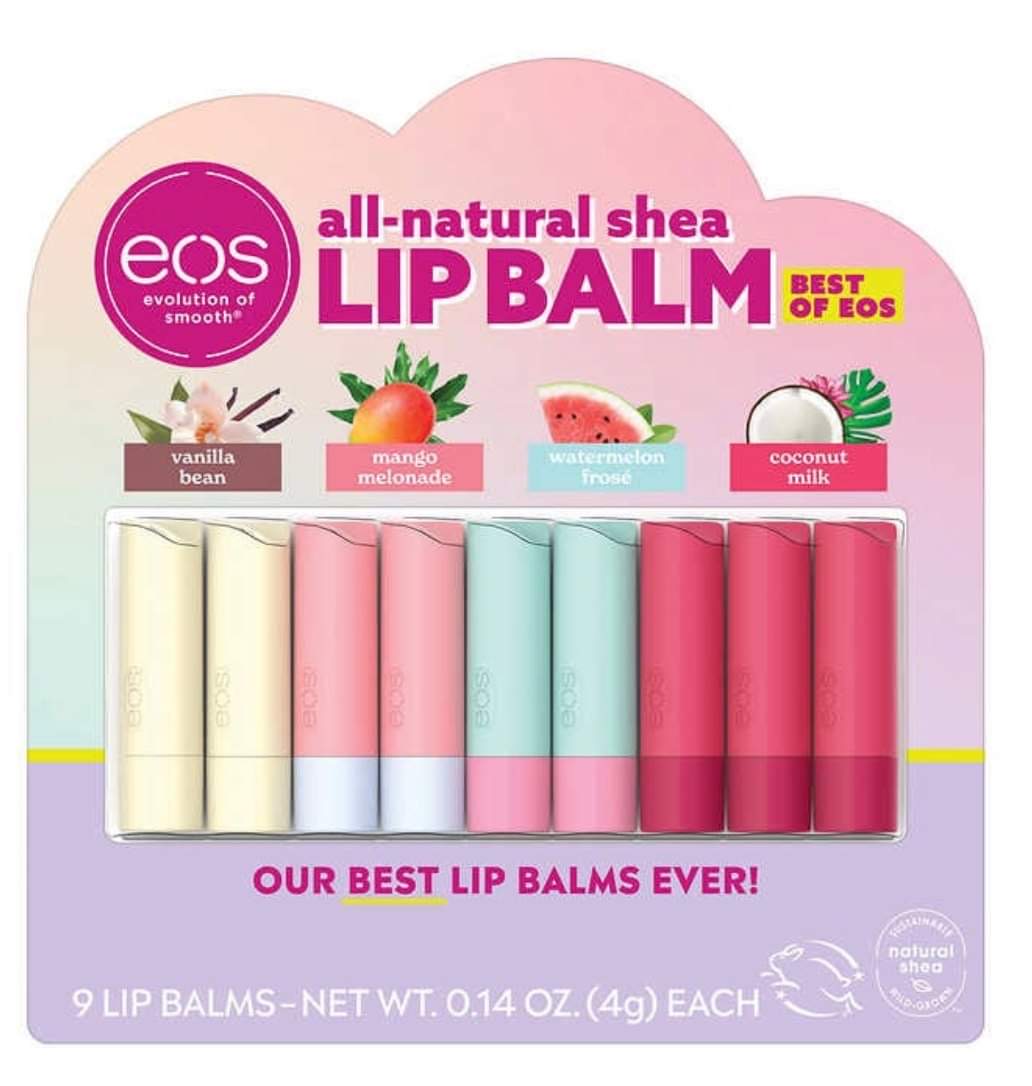 Son dưỡng môi hữu cơ EOS all-natural shea Lip Balm - EDS