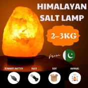 Smilee Himalayan Salt Lamp with Dimmer Switch, Authentic Pakistan
