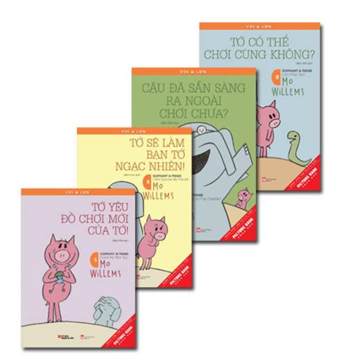 Sách Song Ngữ Voi và Lợn - Elephant và Piggie ( Combo 4 Cuốn )
