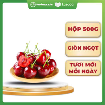 Cherry Chile Size 28-30  Tươi Ngon, Giòn Ngọt - Foodmap Fruits - Hộp 500G