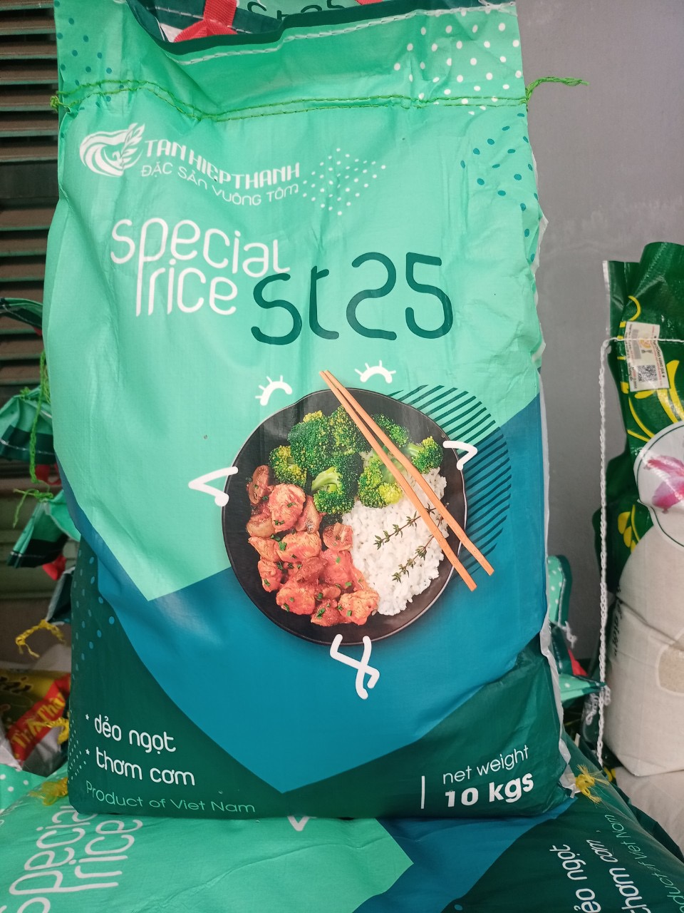 ]gạo st25 đặc sản sóc trăng 10kg