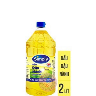 Dầu đậu nành simply 2l - hội tim mạch khuyên dùng