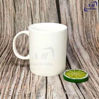 Tách Cốc sứ uống cà phê tách sứ uống trà cực xinh ly sứ trắng có quai cầm Ly sứ 350ml