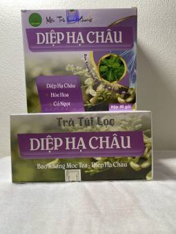 Diệp hạ châu (hộp 40 gói), trà túi lọc diệp hạ châu Bảo Khang, cây chó đẻ, cây cam kiềm, men gan cao, gan nhiễm mỡ