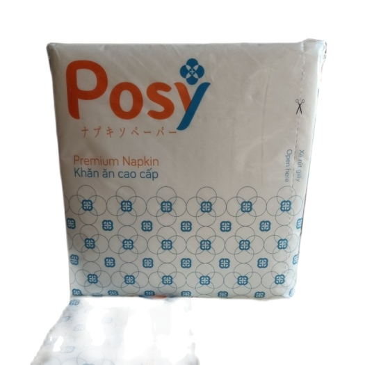 Giấy Ăn Posy vuông 100 Tờ 330x330mm