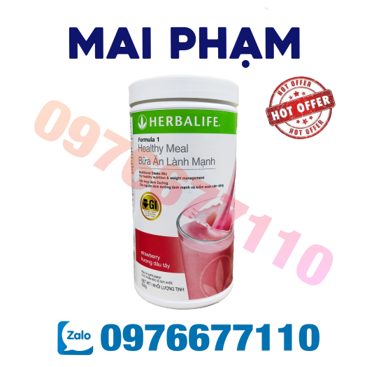 Bữa Ăn Lành Mạnh Herbalife F1 Hương Dâu