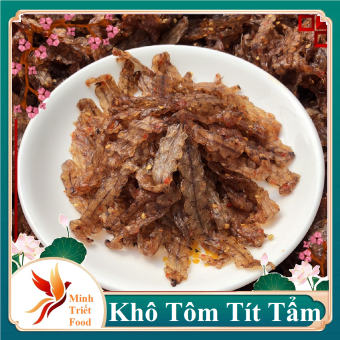500gr Tôm Tít Tẩm Vị Thơm Ngon Miếng Khô Đẹp Mới  Thịt Tôm Tít Thơm Ngọt- ĐẶC SẢN MINH TRIẾT