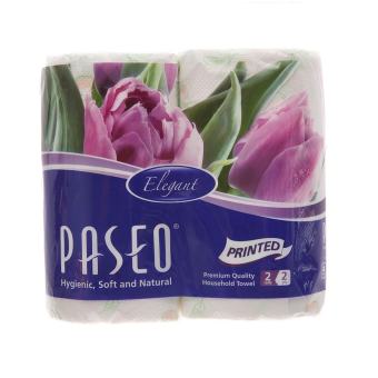 Khăn bếp Paseo đa năng 2 cuộn in hoa ( 2 lớp)