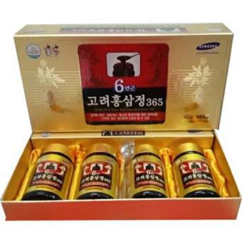 CAO HỒNG SÂM 365 HÀN QUỐC  HỘP 4 LỌ