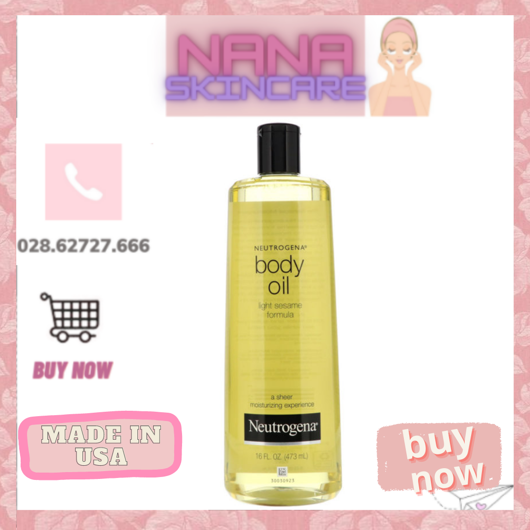 Dầu Massage Toàn Thân Neutrogena Body Oil Light Sesame Formula