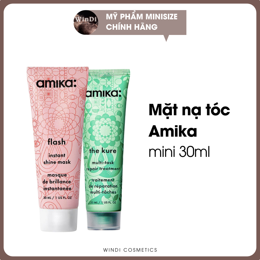 Mặt nạ tóc Amika mini 30ml