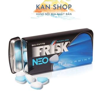 Kẹo ngậm tình yêu Frisk Neo Peppermint Nhật Bản, hộp 50 viên | 4901551366910 | Kan shop hàng Nhật