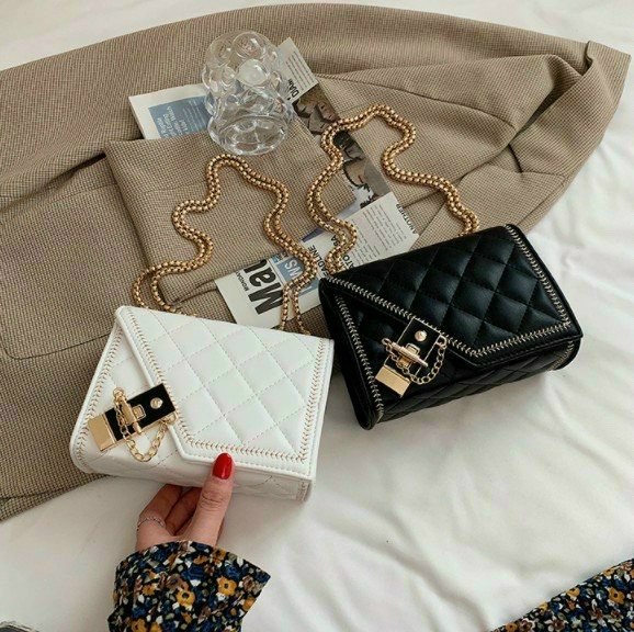 Túi xách nữ 💼FREE SHIP💼 Túi đeo chéo Hàn Quốc 3 ngăn , Xích Đồng hottren 2022