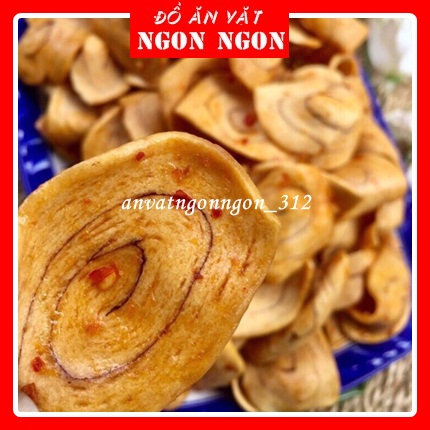 500g bánh quẩy tai heo sốt mắm ớt cay đồ ăn vặt ngon giòn đặc biệt thơm ngon