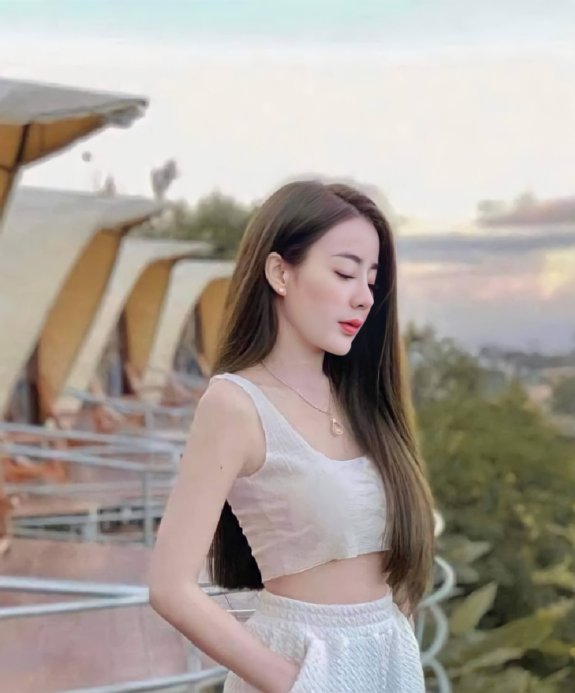 🌈SpinnyHouse🌈 เสื้อกล้ามครอป 💚🧡ครอปท็อป ใส่กับกระโปรงหรือกางเกงก็เข้าหมดเลย รุ่น กล้ามริชชี่ O102A ราคา 87 บาท*ส่งฟรี