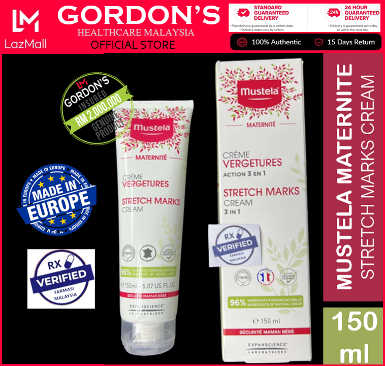 (EXP: 07/2024) Mustela Maternite Stretch Marks Prevention Cream 150ml