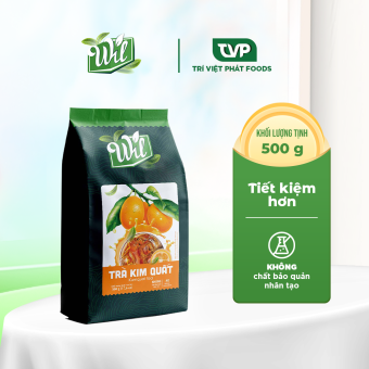Trà kim quất Wil hòa tan trà tắc dùng trong pha chế tốt cho sức khỏe  túi 500g