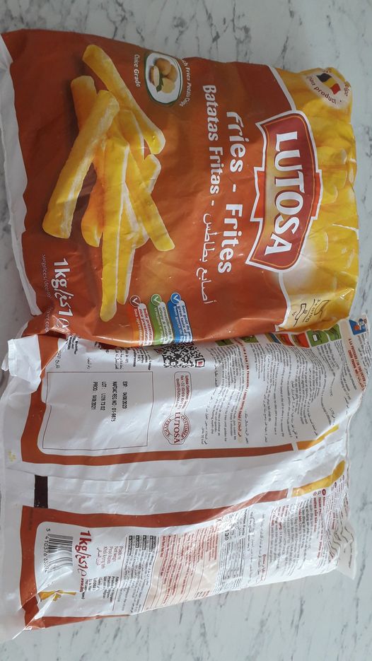 -Lutosa - Frites -Khoai tây đông lạnh sợi nhỏ-1kg-CHỈ SHIP NỘI THÀNH 2-4H HCM]