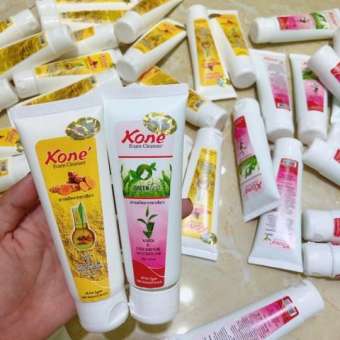 Sữa rửa mặt Kone Thái Lan sáng da giảm mụn- Chiết xuất tà xanh và nghệ tươi kháng khuẩn làm mờ thâm mụn