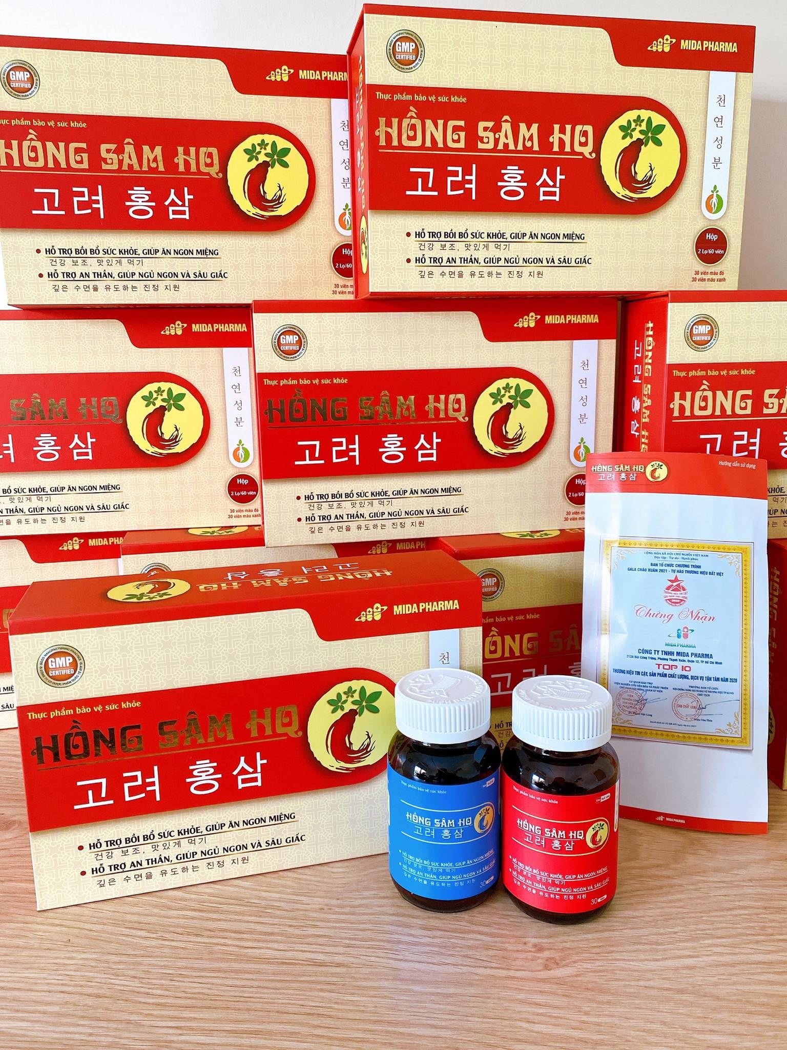 Hồng sâm hq ăn ngon, ngủ ngon, tăng cường sức khỏe