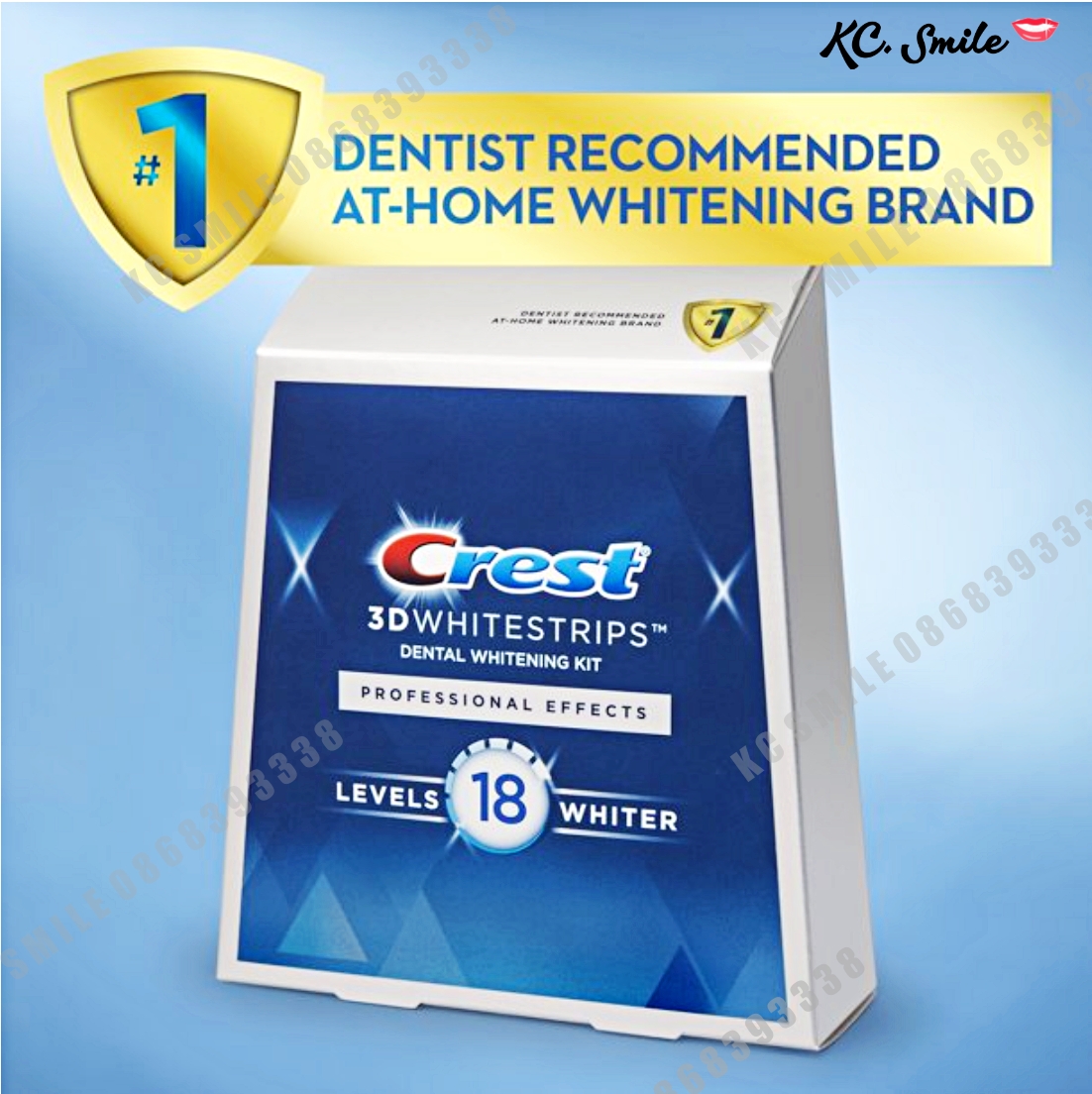 Lẻ Miếng dán trắng răng Crest 3D Professional - Giúp trắng răng vượt trội