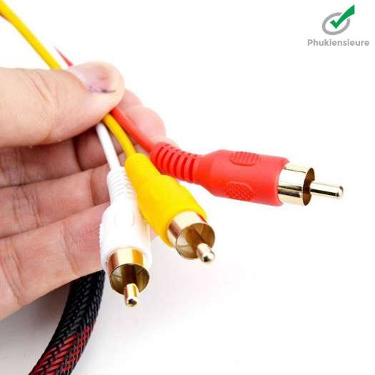 Cáp nối HDMI ra AV 3 đầu hoa sen