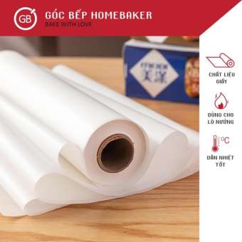 Giấy Nến Cuộn - Giấy Dầu Nướng Bánh _ Giấy Nến Tròn Lót Đáy Nướng Bông Lan GBPP005