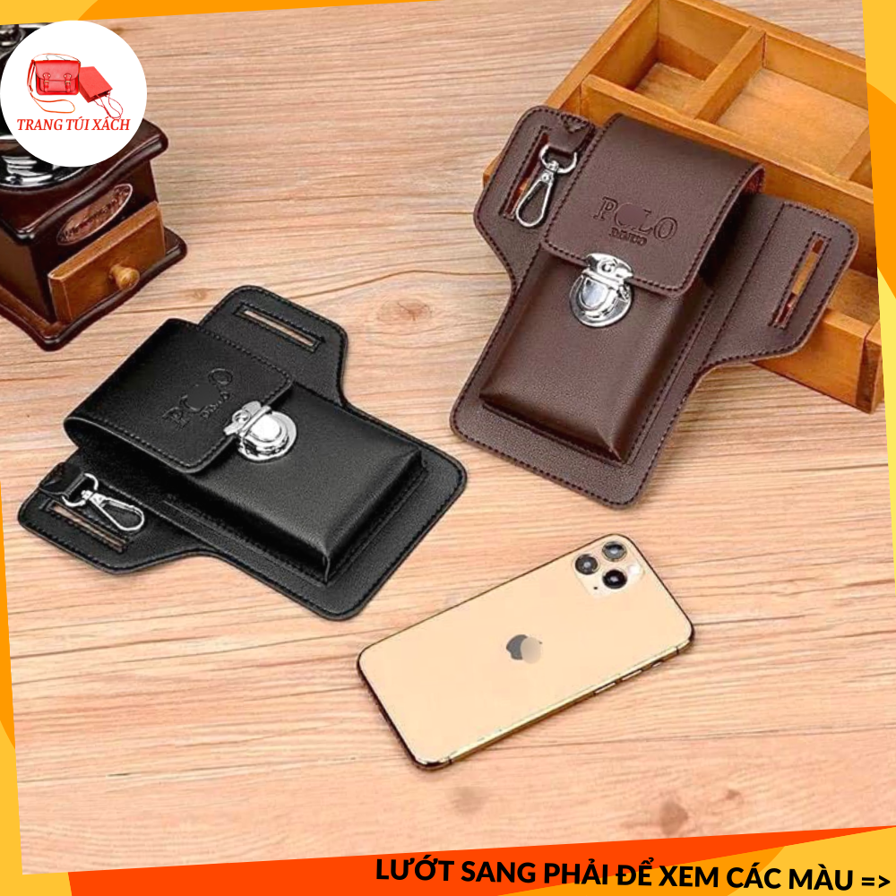 Túi Đeo Hông Nam Túi Đựng Điện Thoại Đeo Thắt Lưng Da Mềm Tiện Lợi Thời Trang Cao Cấp TTX91
