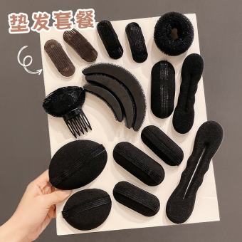 Kẹp độn phồng mái đính mút xốp- độn phồng tóc mái phong cách Hàn Quốc