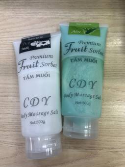 MUỐI TẮM TẨY TẾ BÀO CHẾT CDY PREMIUM FRUIT SORBET BODY MASSAGE SALT 500G
