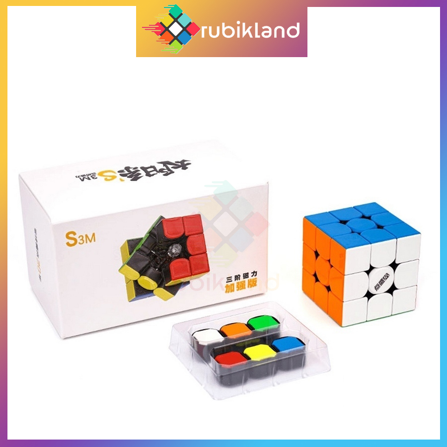 Rubik DianSheng Solar S3M 2021 Stickerless Rubic 3x3 Có Nam Châm 3 Tầng Đồ