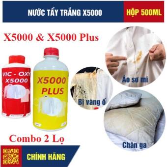 Thuốc tẩy trắng quần áo, nước tẩy trắng, tẩy mốc, vết ố quần áo đa năng thần thánh - Tẩy trắng quần áo X5000