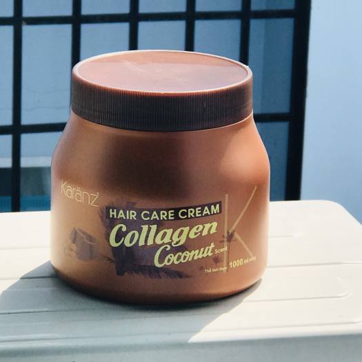 Hấp dầu dưỡng tóc mềm mượt hương dừa Collagen Coconut Karanz 1000ml