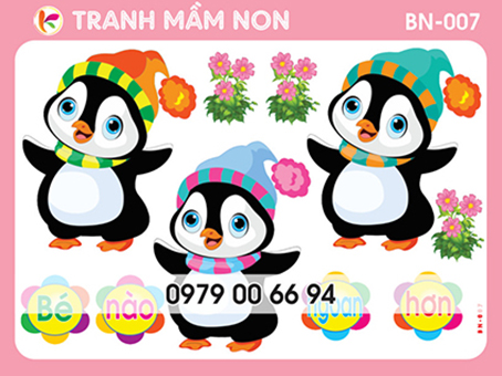 Decal mầm non - góc bé ngoan 007