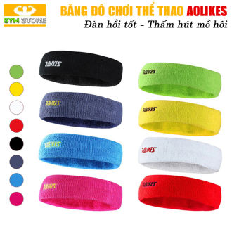 Băng Đô Chơi Thể Thao Chính Hãng Aolikes Băng trán thấm mồ hôi thể thao Aolikes (1 Cái)