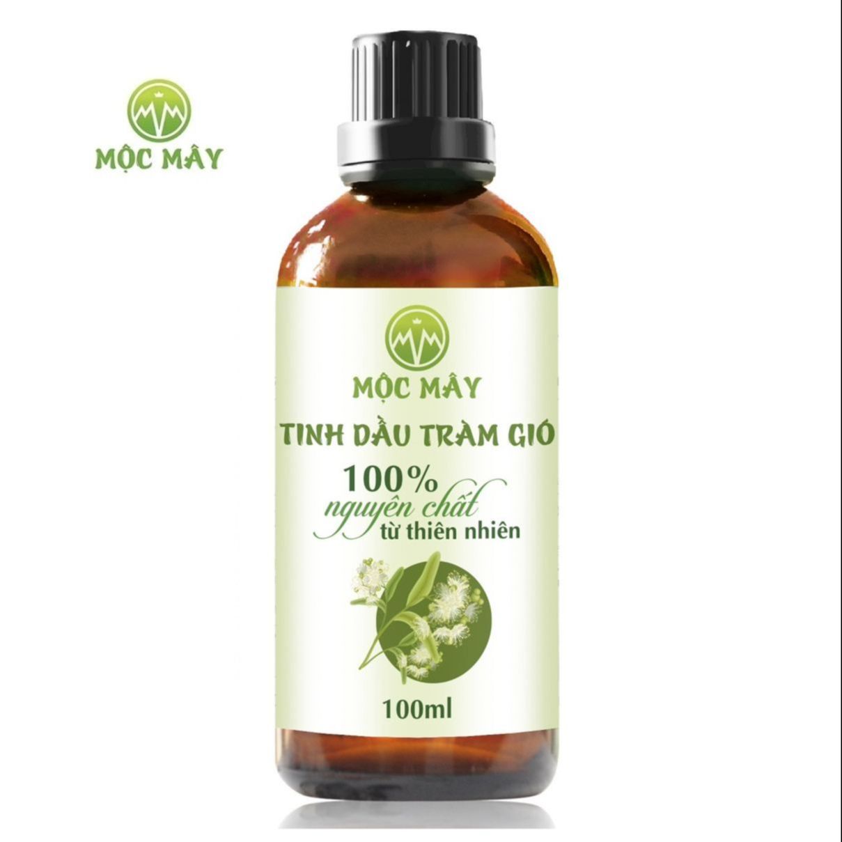 Tinh dầu Tràm Gió ( tràm huế) 100ml Mộc Mây - tinh dầu nguyên chất từ thiên nhiên (có kiểm định bộ y tế chất lượng và mùi hương vượt trội)