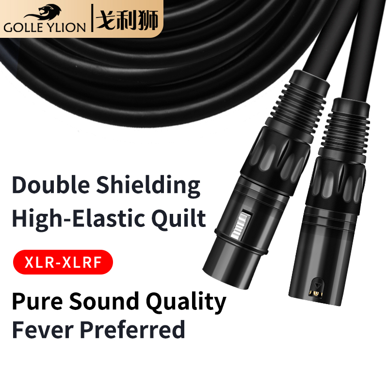 GOLLEY LION Balanced Patch Cord XLR Male to XLR Female 3 PIN XLR Microphone Cable for DMX-Lights, Recording, Speaker Systems, Radio Statio ราคา 296 บาท*ส่งฟรี