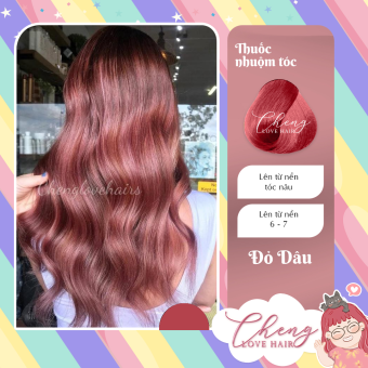 Thuốc Nhuộm Tóc Màu ĐỎ DÂU | Chenglovehair, Chenglovehairs