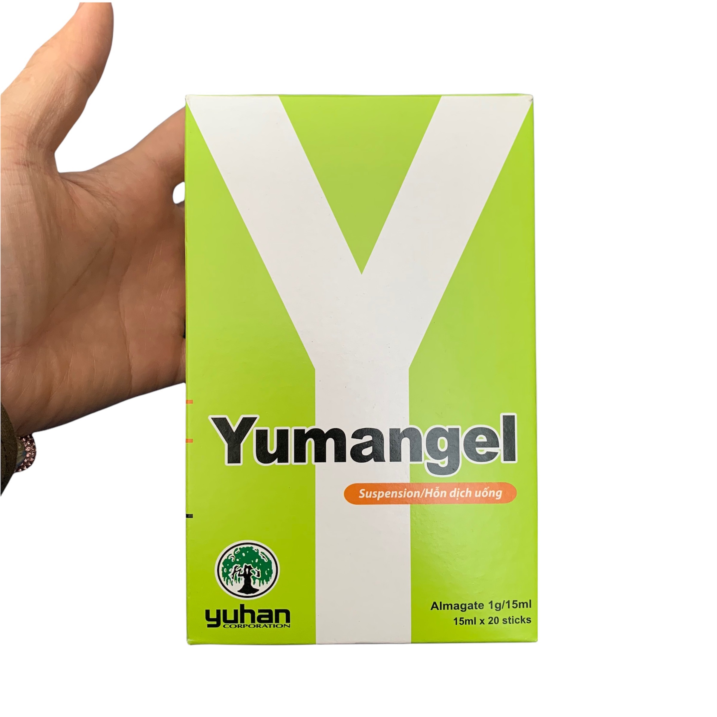 Hỗn dịch uống Yumangel hỗ trợ giảm trào ngược thực quản - Hộp 20 gói