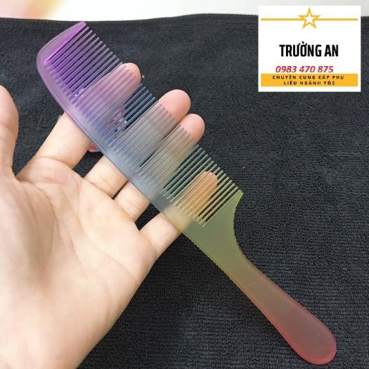 lược cắt tóc nam barber 7 sắc cầu vồng