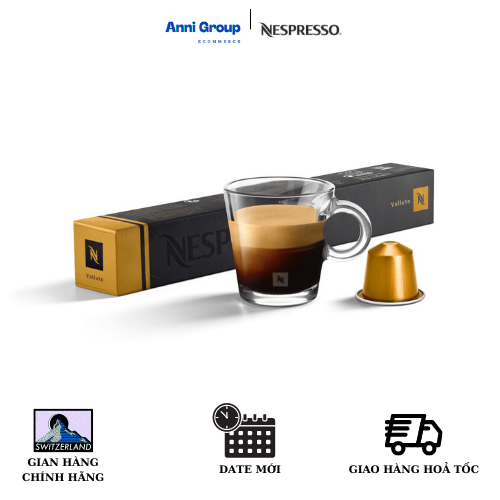 HCM - Nespresso Coffee Capsule VOLLUTO New Date 2023 Sweet and Light Sunny living (10 pills/ box), Intensity 04- Viên nén cà phê Volluto Ngọt ngào và dịu êm Độ Đậm 4 Hộp 10 viên - Anni Group