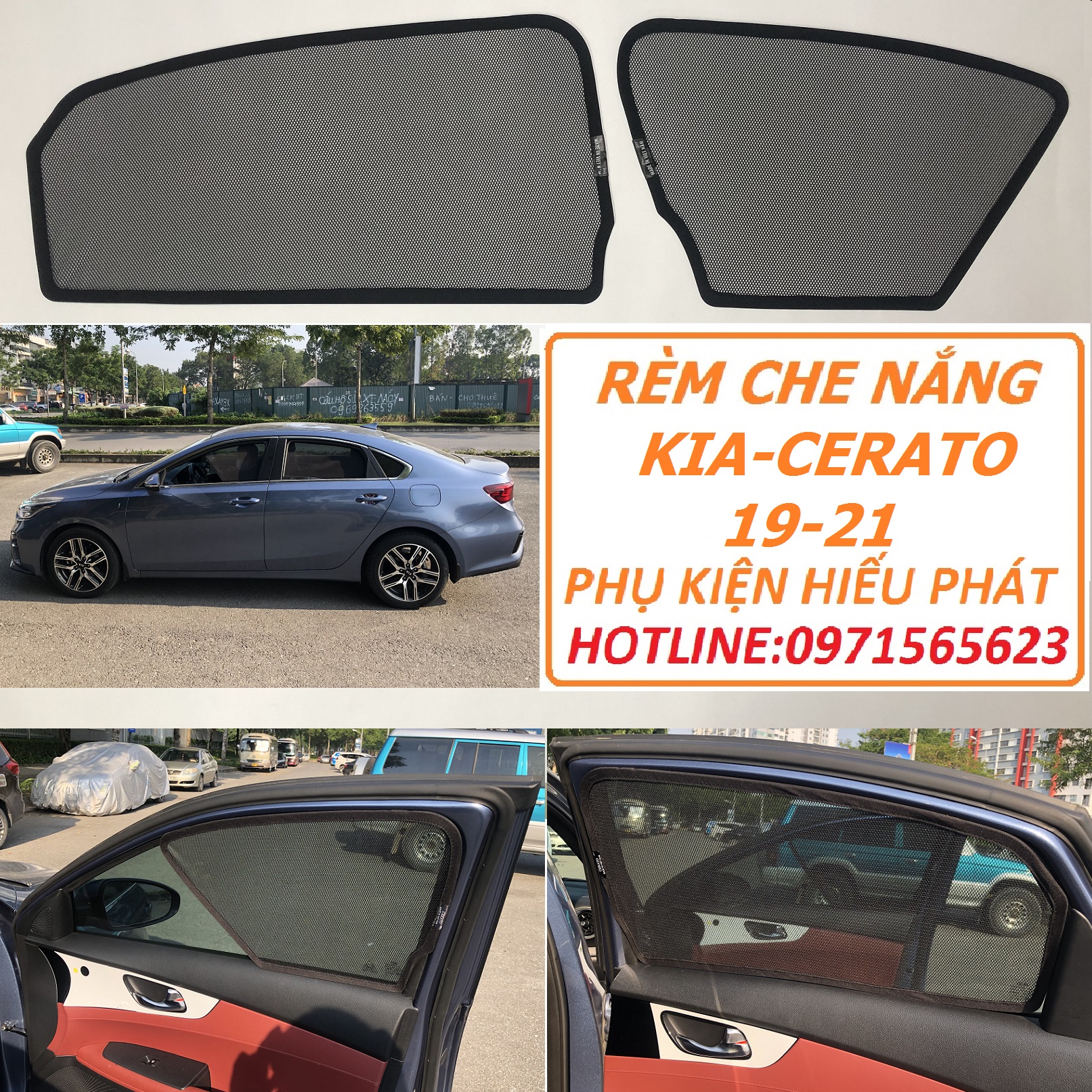 Rèm che nắng ô tô kia carato 2019 - 2022